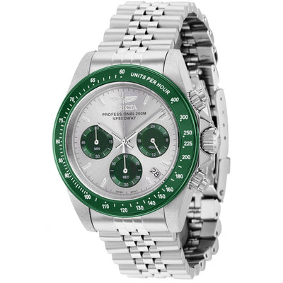 INVICTA Men's Speedway 39.5mm Jubilee Misty Green Watch