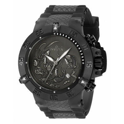 INVICTA Men's SUBAQUA Aquarium 50mm Steel Infused Silicone Watch