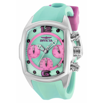 INVICTA Women's Lupah Colourific Puppy Chronograph 36mm Light Green/Pink Watch