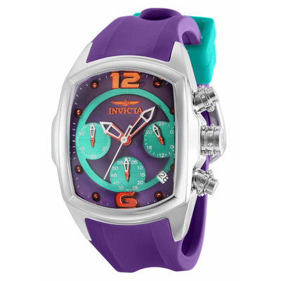 INVICTA Women's Lupah Colourific Puppy Chronograph 36mm Purple/Turquoise Watch