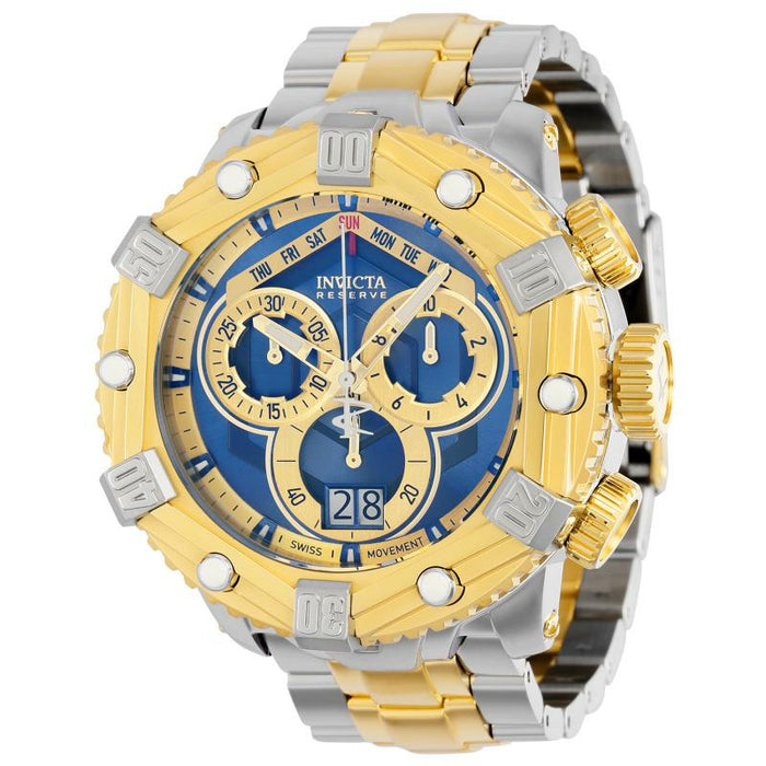 INVICTA Men's Huracan 18k Gold Plated/Blue Watch