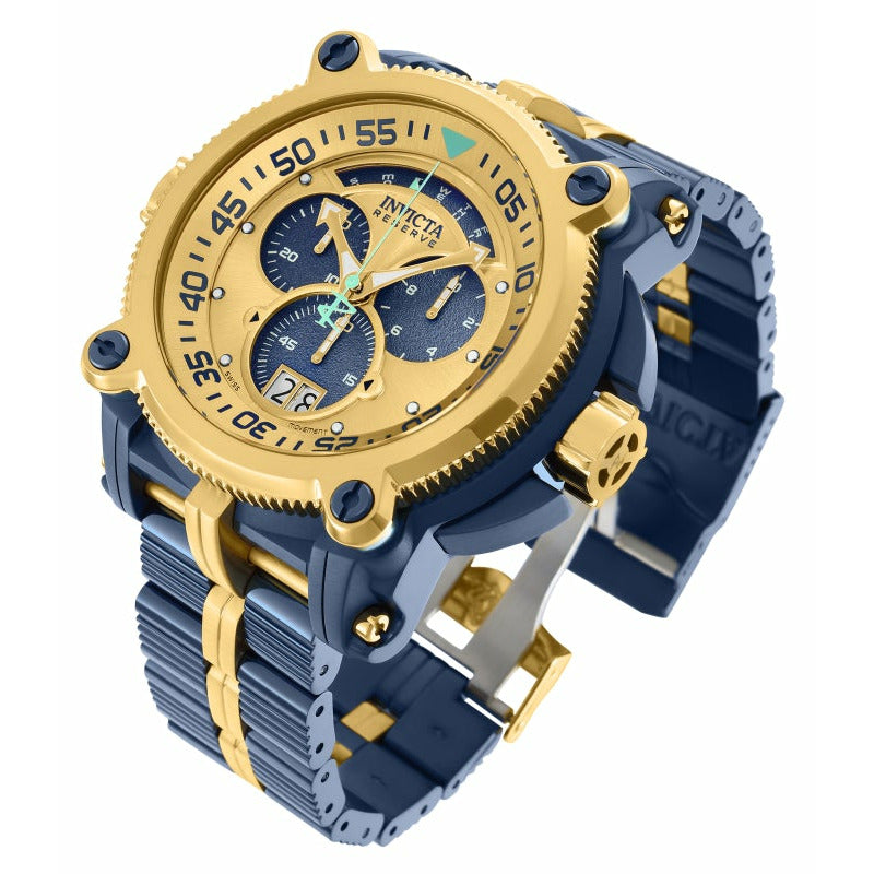 INVICTA Men's Sea Hunter Warrior Blue/Gold Watch