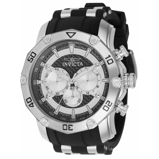 INVICTA Men's Elite Pro Diver 50mm Silver/Fiber Watch