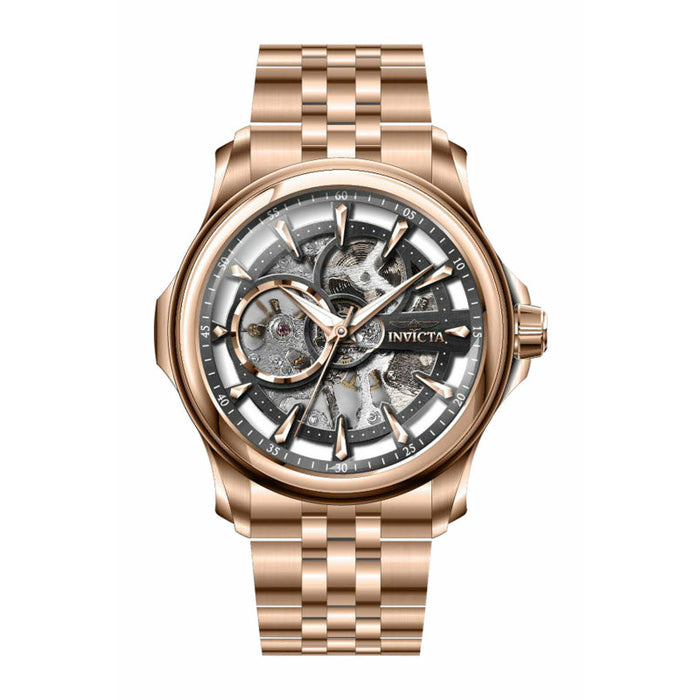INVICTA Men's Skeleton Artisan Automatic Rose Gold Watch