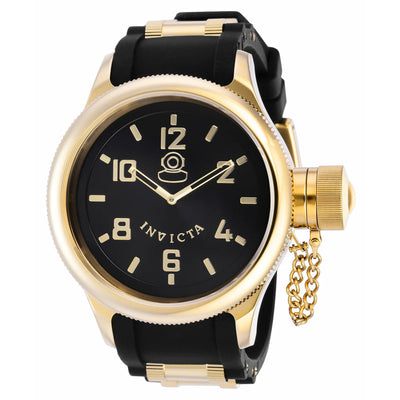 INVICTA Men's Russian Diver 51.5mm Gold/Black Watch