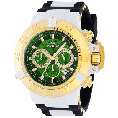 INVICTA Men's SUBAQUA NOMA III Chronograph Ghost/Gold/Emerald Watch