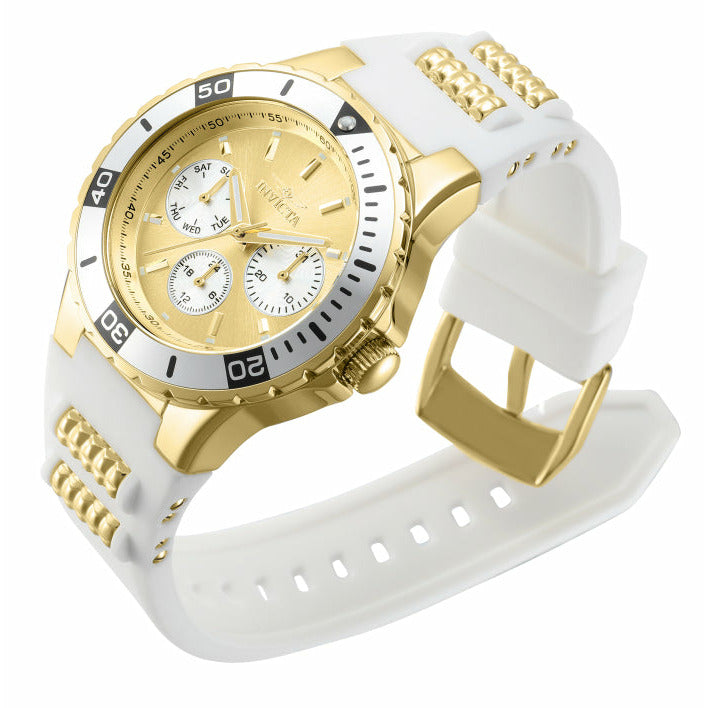 INVICTA Women's Aviator 38mm White/Gold Watch