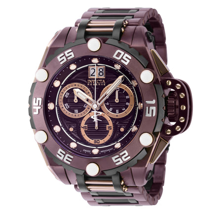 INVICTA Men's Flying Fox Chronograph 52mm Brown/Rose Gold Watch