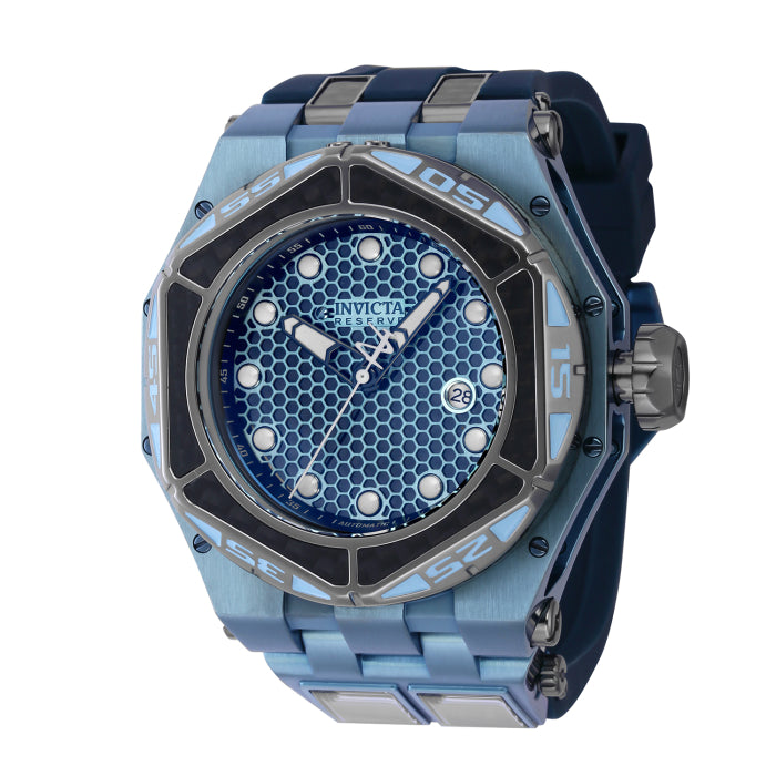 INVICTA Men's Carbon Hawk AUTOMATIC Ice Blue 54mm Watch