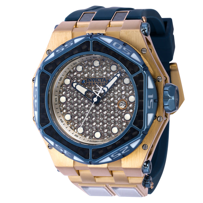 INVICTA Men's Carbon Hawk AUTOMATIC Khaki/Dark Blue 54mm Watch