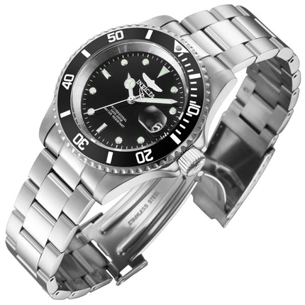 INVICTA Men's Pro Diver 40mm Watch Silver/Black