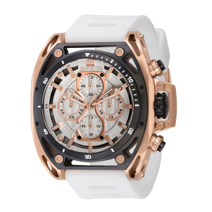 INVICTA Men's S1 RALLY Dante Rose Gold / White Snow Chronograph Watch