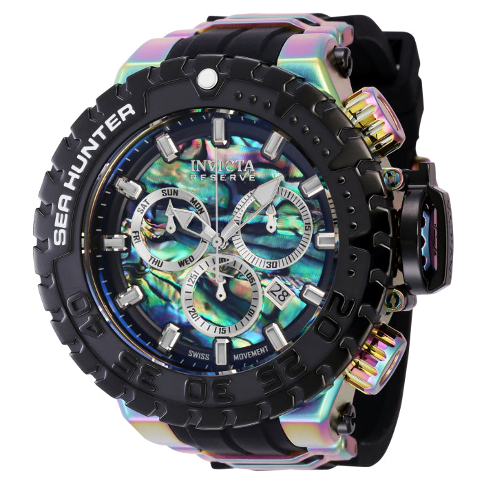 INVICTA Men's Sea Hunter Chronograph Iridiscent 57mm Watch