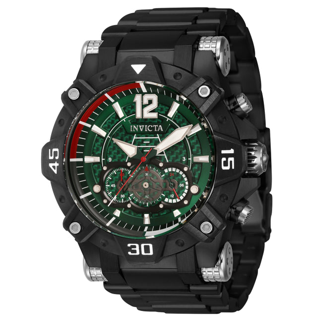 INVICTA Men's Aviator Pilot Doomsday III 52mm Black / Green Chronograph Watch