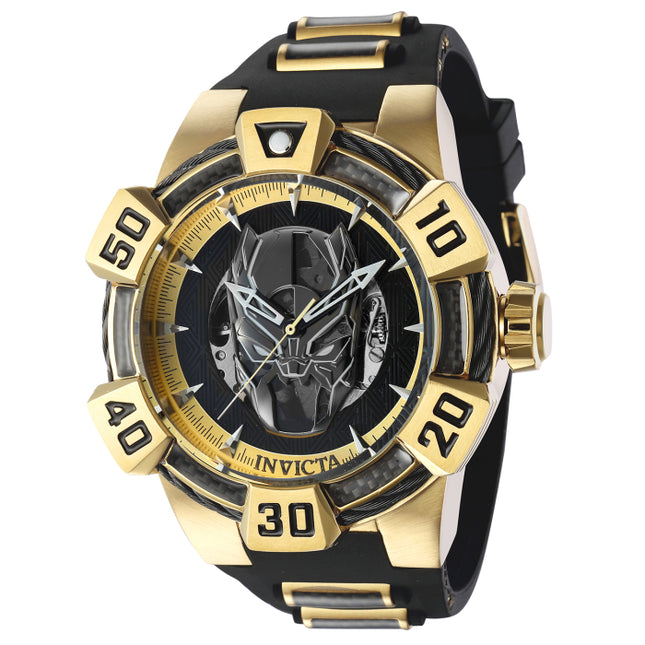 INVICTA Men's Marvel Black Panther Automatic Limited Edition Chronograph Steel 52mm Watch