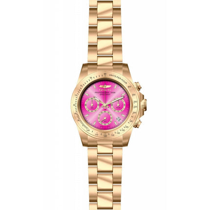 INVICTA Women's Speedway 39mm Chronograph Watch Rose Gold/Pink