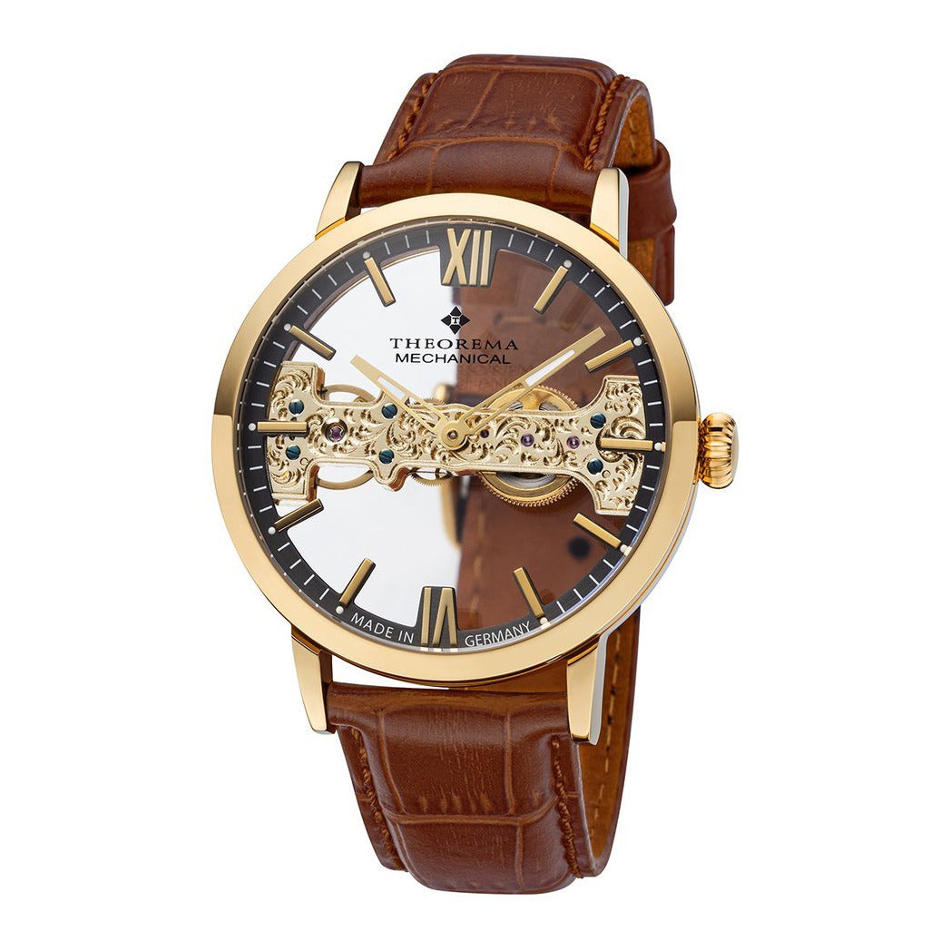 TUFINA GERMANY SAN FRANCISCO THEOREMA GOLD | LIGHT BROWN Watch