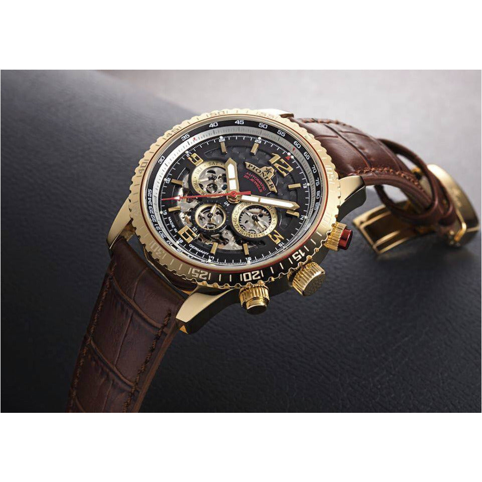 TUFINA GERMANY BARBADOS PIONIER GOLD | BROWN Watch