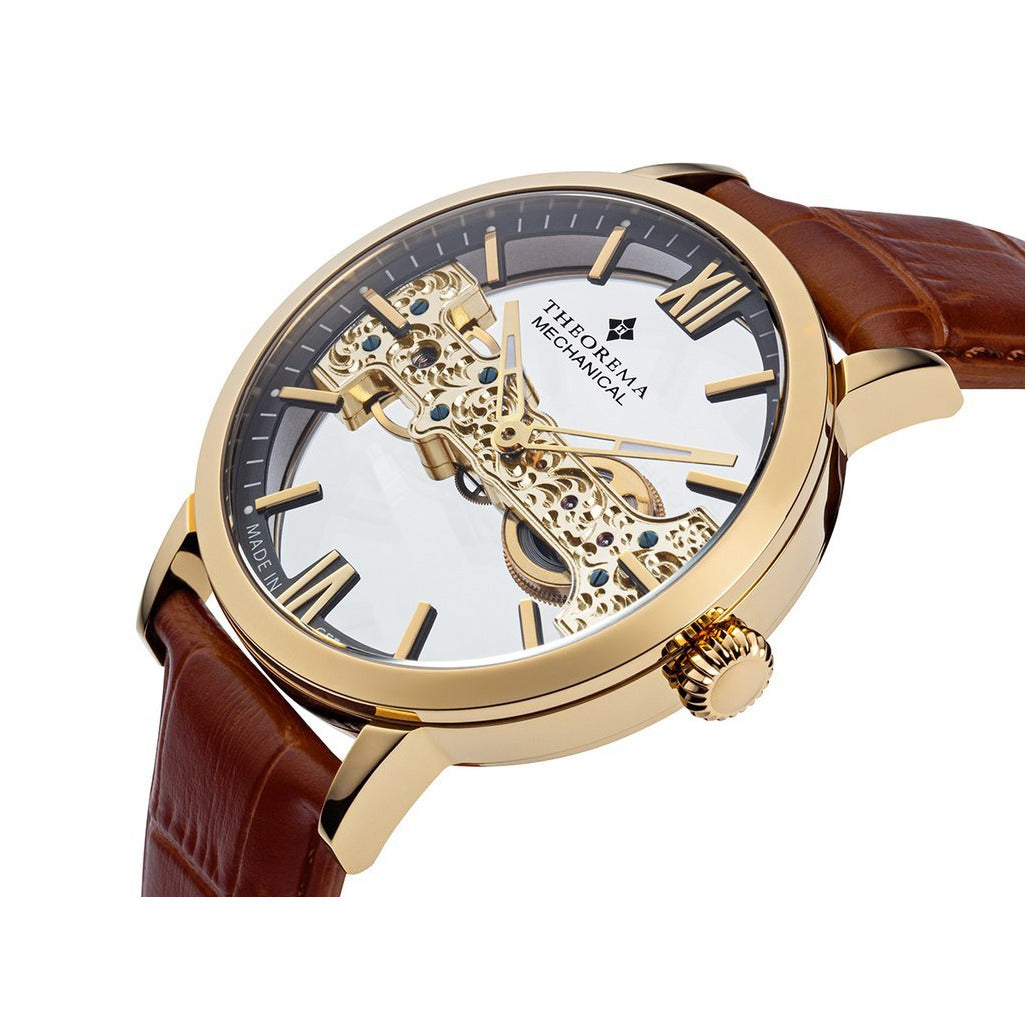 TUFINA GERMANY SAN FRANCISCO THEOREMA GOLD | LIGHT BROWN Watch