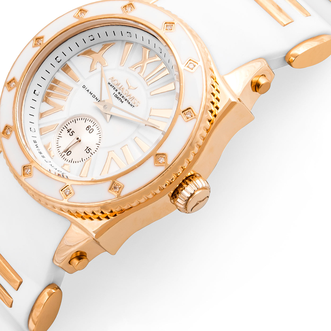 Swissport L Diamond Rose Gold