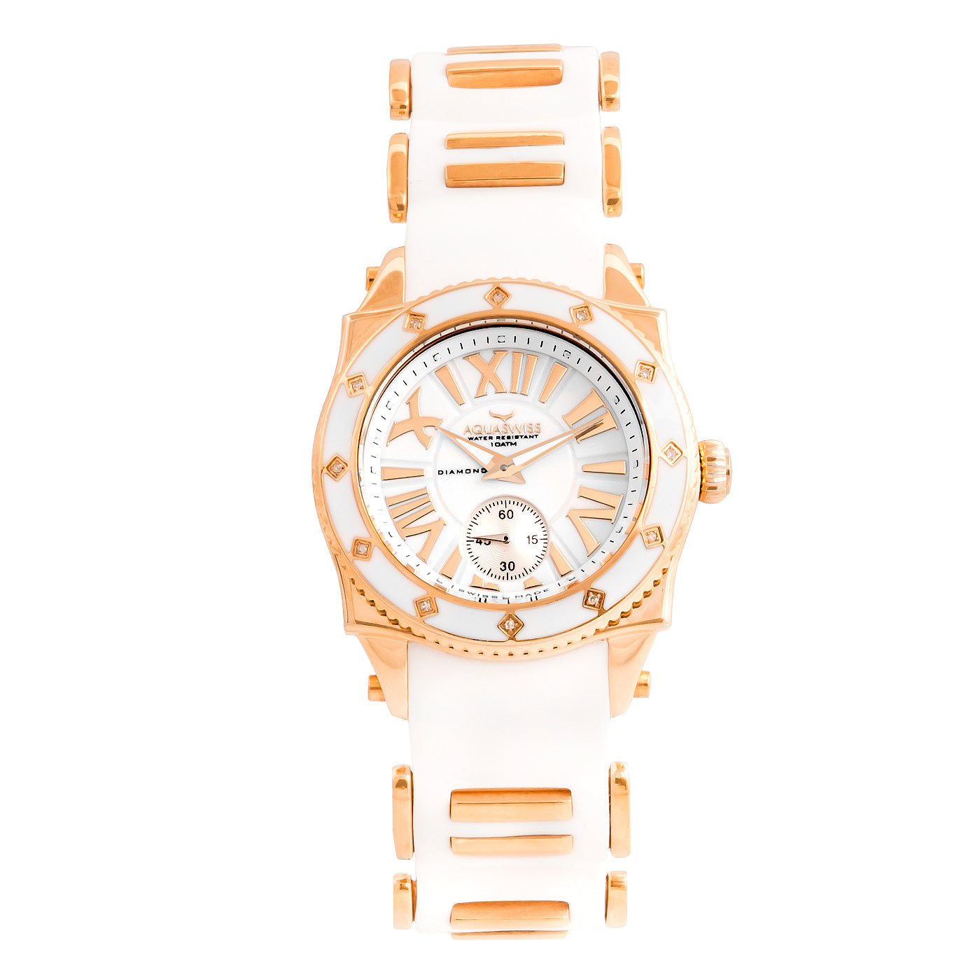 Swissport L Diamond Rose Gold