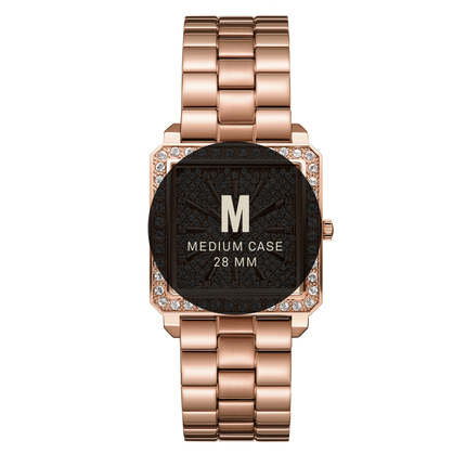 JBW Cristal 28 Rose Gold + Bracelet Watch