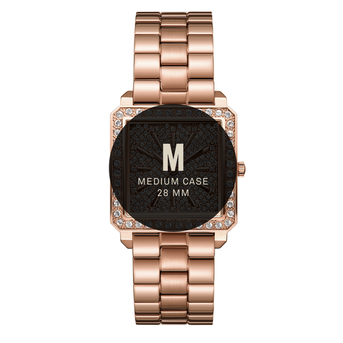 JBW Cristal 28 Rose Gold + Bracelet Watch