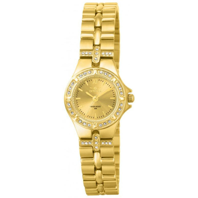 INVICTA Wildflower 21.5mm Swiss Crystal Gold Watch