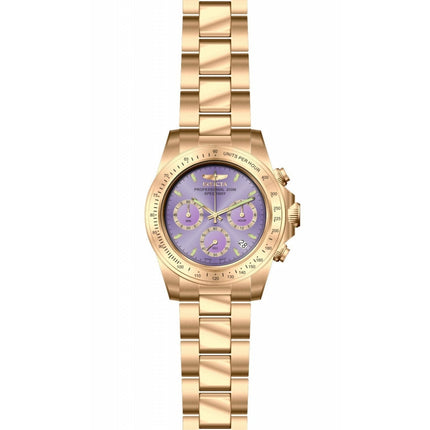INVICTA Women's Speedway 39mm Rose Gold/Purple Watch