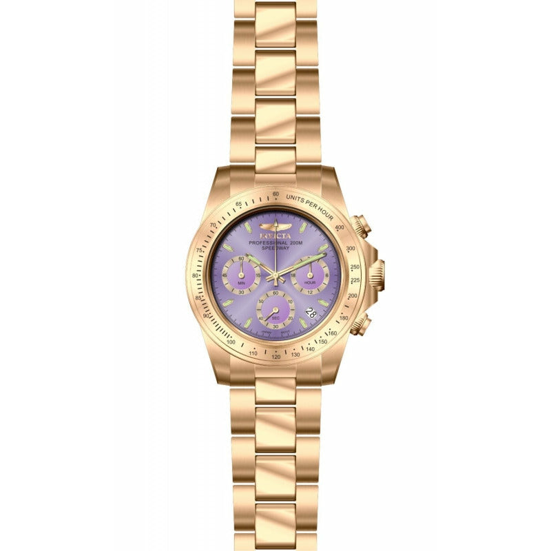 INVICTA Women's Speedway 39mm Rose Gold/Purple Watch