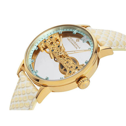 TUFINA GERMANY LADY BUTTERFLY THEOREMA GOLD | BEIGE TURQUOISE Watch