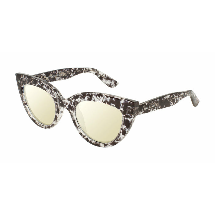 PRIVE REVAUX DOUBLE TAKE / Concrete Tortoise Sunglasses
