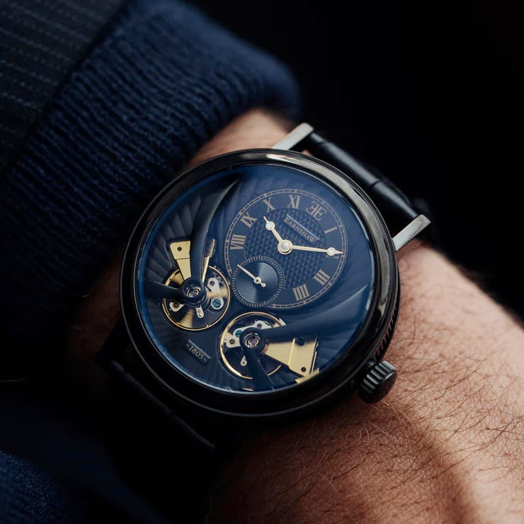 THOMAS EARNSHAW BEAUFORT ANATOLIA DOUBLE BARREL AUTOMATIC ENIGMA BLACK