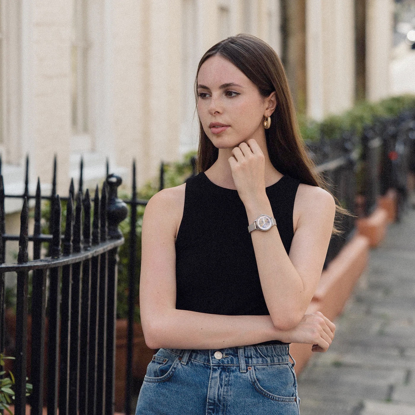 THOMAS EARNSHAW ANNING Automatic Skeleton Warm Pink ES-8150-22 Watch