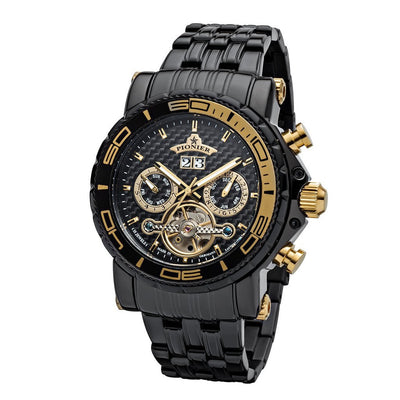 TUFINA GERMANY MIAMI PIONIER STEEL BLACK | GOLD Watch