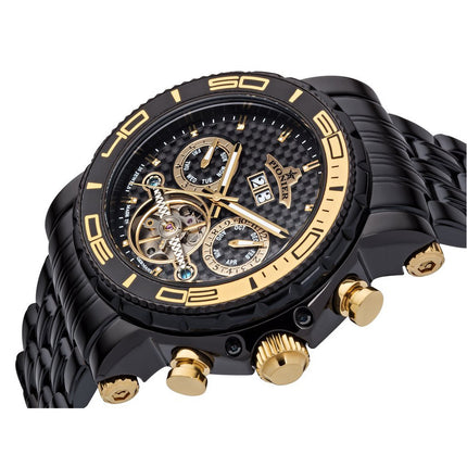 TUFINA GERMANY MIAMI PIONIER STEEL BLACK | GOLD Watch