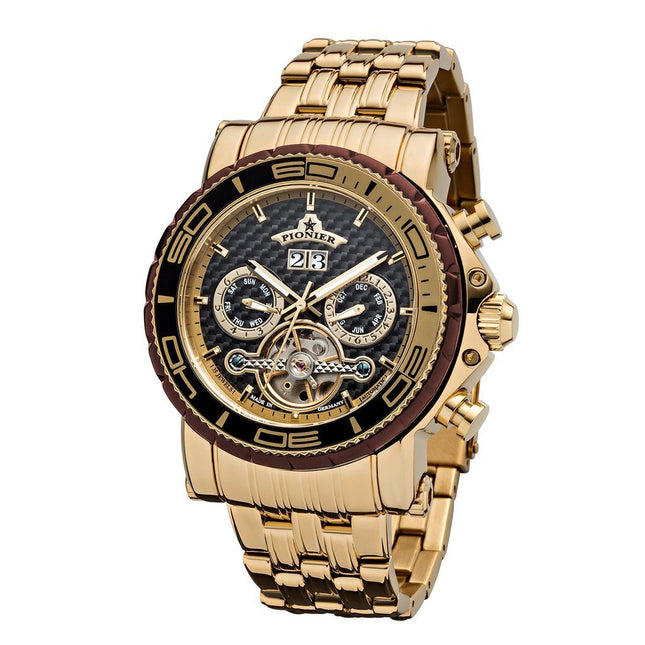 TUFINA GERMANY MIAMI PIONIER STEEL GOLD | BLACK Watch