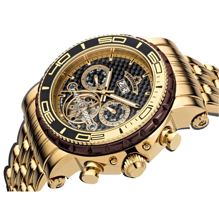 TUFINA GERMANY MIAMI PIONIER STEEL GOLD | BLACK Watch