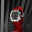 TSAR BOMBA Quartz Waterproof Watch TB8204Q-03 / Silver / Red