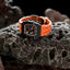 TSAR BOMBA Quartz Waterproof Watch TB8204Q-12 / Black / Orange