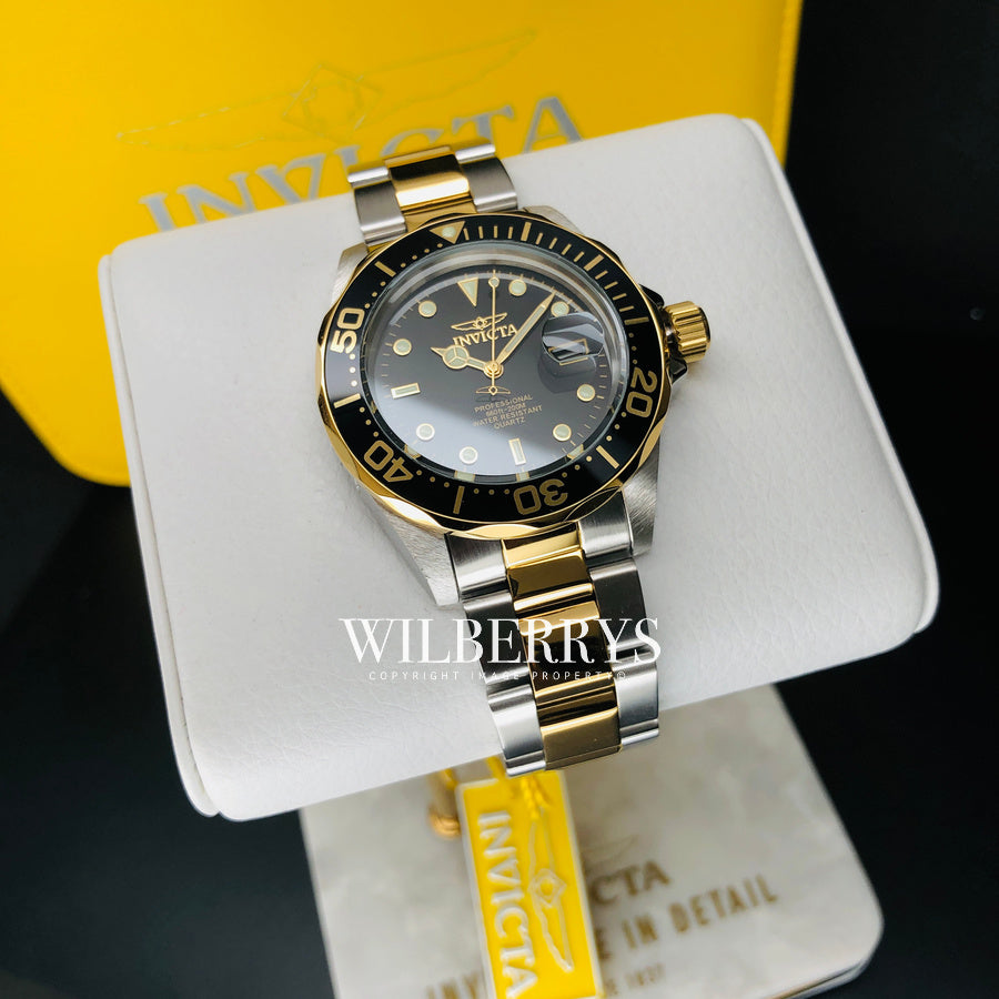 INVICTA Men s Pro Diver Suisse 40mm Two Toned Watch WILBERRYS