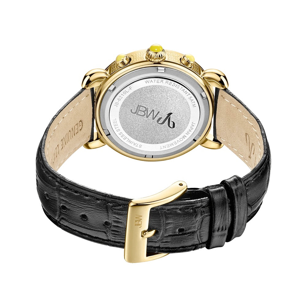 JBW Victory 16 Diamonds 18k Gold Plated Watch