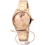 JUST CAVALLI JC Bling Diamante Zirconia Steel Rose Gold + Free Bracelet Watch