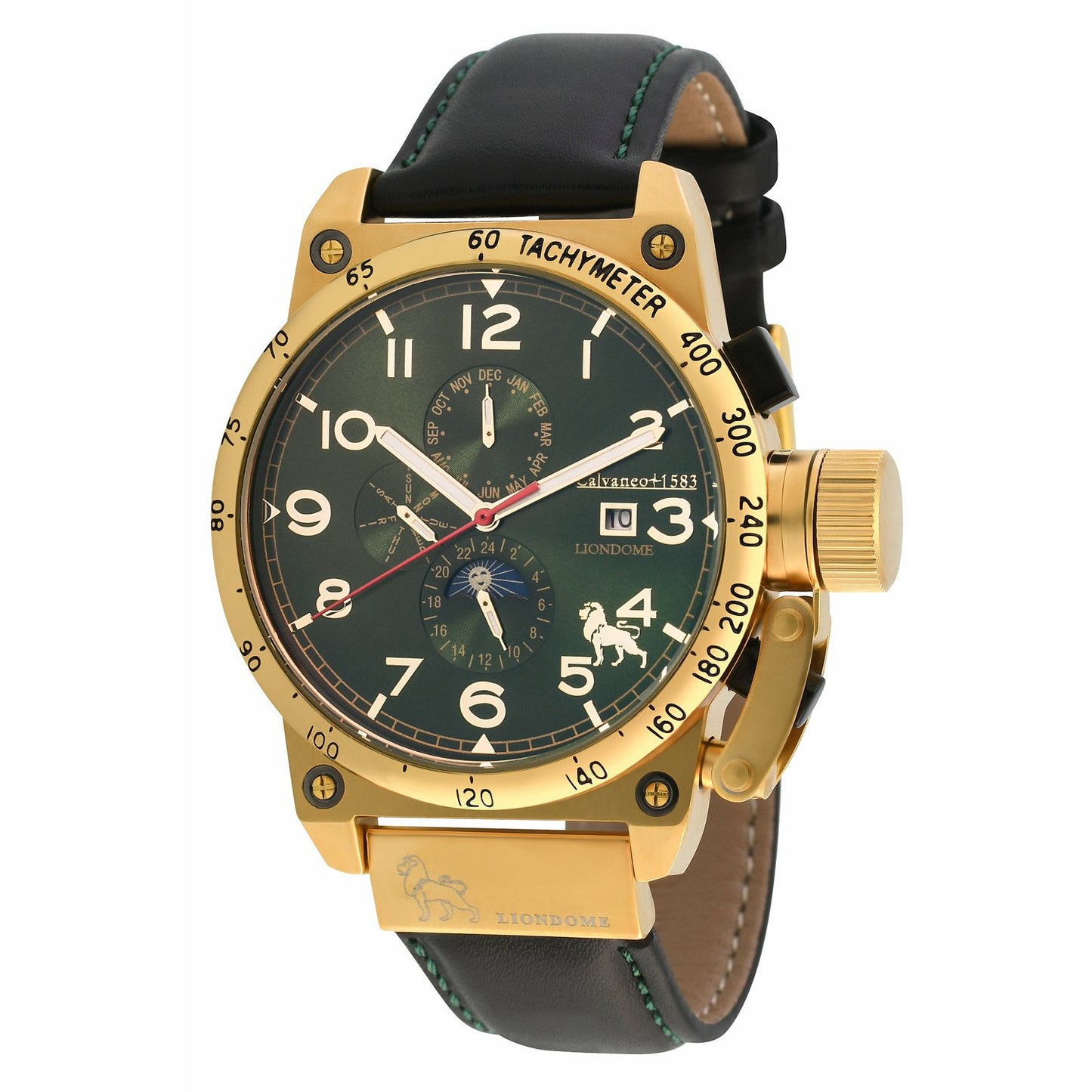 CALVANEO 1583 Liondome Britannic Gold Automatic Watch Watch