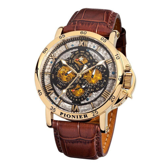 TUFINA GERMANY DUBLIN DIAMONDS PIONIER GOLD | BROWN Watch