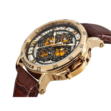TUFINA GERMANY DUBLIN DIAMONDS PIONIER GOLD | BROWN Watch