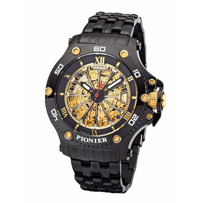 TUFINA GERMANY BARCELONA PIONIER BLACK | GOLD Watch