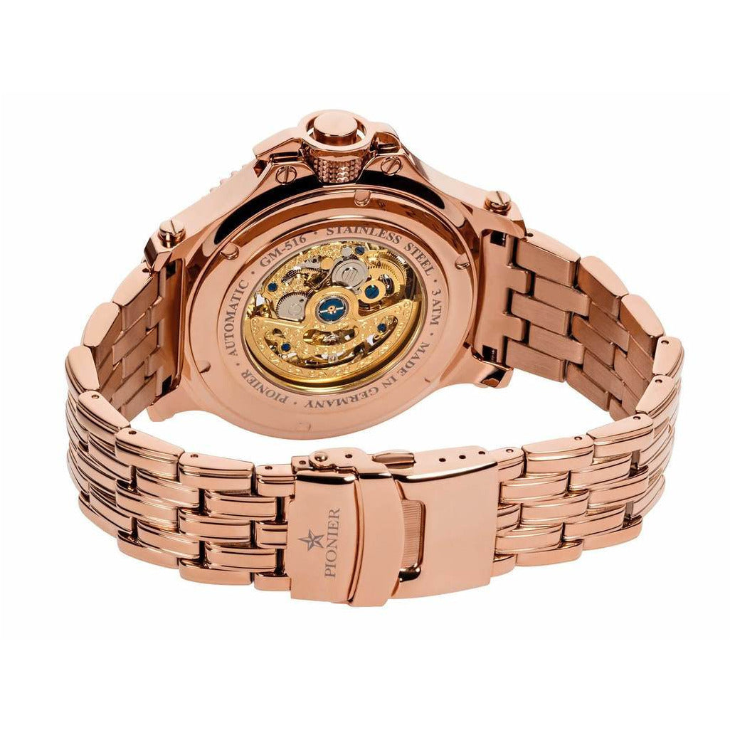 TUFINA GERMANY BARCELONA PIONIER STEEL ROSE GOLD | BLUE Watch