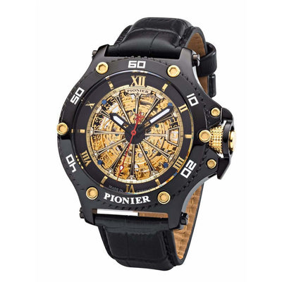 TUFINA GERMANY BARCELONA PIONIER BLACK | GOLD Watch