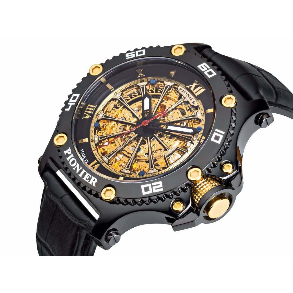 TUFINA GERMANY BARCELONA PIONIER BLACK | GOLD Watch